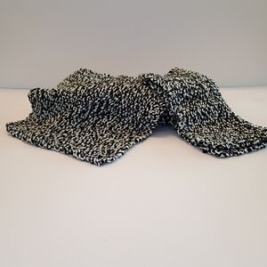 Black and White Knit Dishcloths